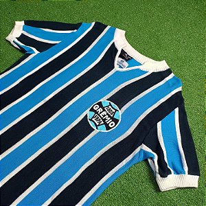 Camisa Grêmio 1977 Tricolor Retrô - #10 - Tam P