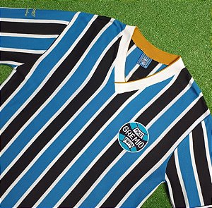 Camisa Grêmio 1983 Tricolor Retrô ML - #7 - Tam G