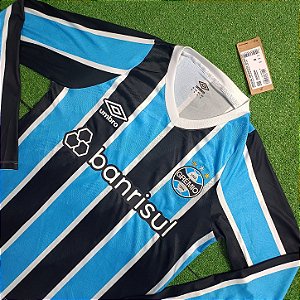 Camisa Grêmio 2024 Tricolor ML - Tam M