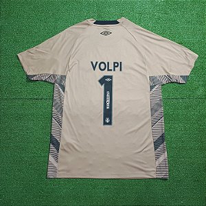 Camisa Grêmio 2025 Goleiro Marrom - #1 Volpi - Tam M