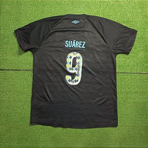 Camisa Grêmio 2023 Preta - #9 Suárez - Tam G