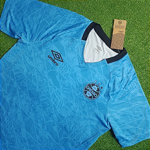 Camisa Grêmio 2025 Aquecimento Celeste - Tam M