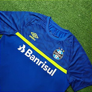 Camisa Grêmio 2021 Treino Azul - Tam GG