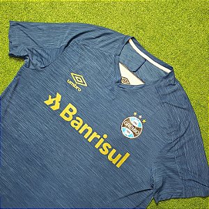Camisa Grêmio 2020 Aquecimento Azul - Tam GG