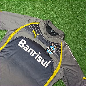Camisa Grêmio 2010 Treino Cinza - Tam 3G