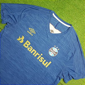 Camisa Grêmio 2020 Aquecimento Azul - Tam 2GG