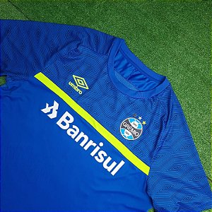 Camisa Grêmio 2021 Treino Azul - Tam 2GG