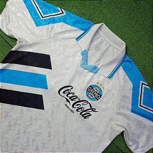 Camisa Grêmio 1993 Branca Retrô - Tam G