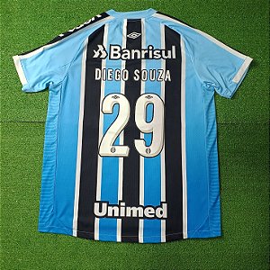 Camisa Grêmio 2022 Tricolor - #29 Diego Souza - Tam GG