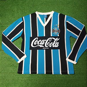 Camisa Grêmio 1989 Tricolor Retrô ML - #8 - Tam M