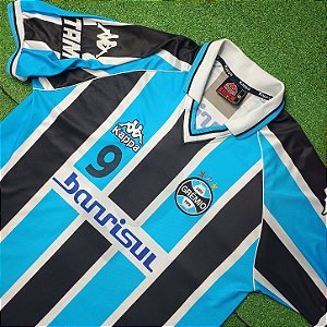 Camisa Grêmio 2001 Tricolor - #9 - Tam G