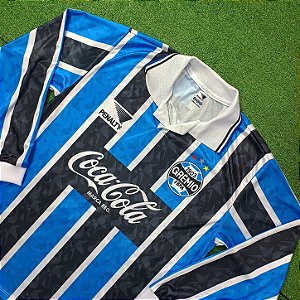 Camisa Grêmio 1993 Tricolor Retrô ML - #10 - Tam M/G