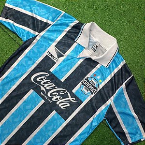 Camisa Grêmio 1994 Tricolor Retrô - #9 - Tam M/G