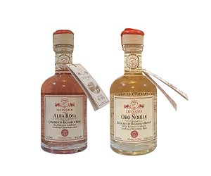 Dupla Acetos Balsamicos Leonardi Rose e branco 250ml