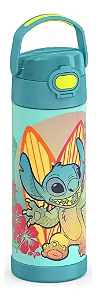 Garrafa Termica Com Alça Thermos Funtainer 470ml Stitch -eua