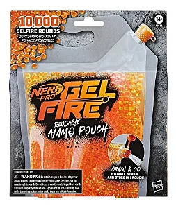 Recarga Nerf Pro Gelfire 10.000 Bolinhas Gel Desidratadas