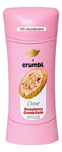 Dove Crumbl Desodorante Strawberry Crumb Cake Sem Alumínio