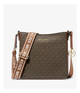 Bolsa Michael Kors Modelo Jet Set Travel Marrom Lisa Ouro Marrom