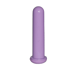 DILATADOR VAGINAL TÉRMICO DAZZ N. 3 LISO SOFT COR LILÁS PONTA REDONDA