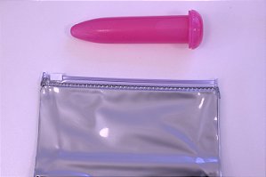 DILATADOR VAGINAL TÉRMICO DAZZ N.3 LISO SOFT COR PINK TRASNLUCIDO  PONTA CÔNICA