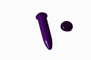 DILATADOR VAGINAL TÉRMICO DAZZ N.3 LISO STANDARD COR ROXO PONTA CÔNICA