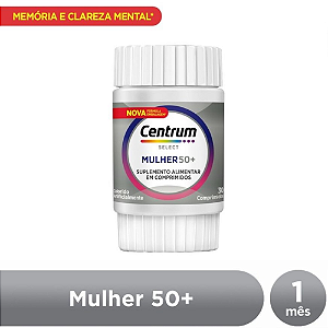 Centrum Select Mulher 50+ - Suplemento Alimentar - 30 comprimidos