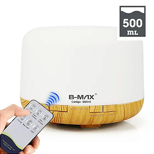 Umidificador B-MAX com Controle Remoto e Capacidade de 500ml