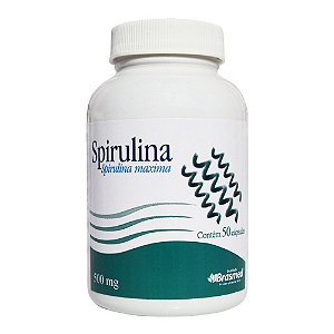 Spirulina Maxima - Suplemento Alimentar com 50 Cápsulas