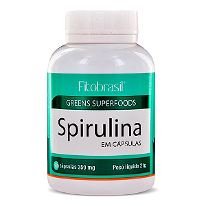 Spirulina Fitobrasil - Suplemento Nutricional com 60 Cápsulas