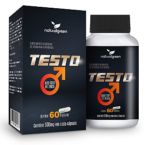 Natural Green Testo - Suplemento de Zinco para Aumento de Testosterona