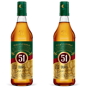 Cachaça 51 Ouro - A Mais Vendida do Mundo