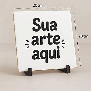 Azulejo Decorativo 20x20 cm - Churrasco Área Gourmet