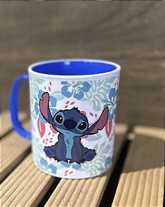 Caneca Personalizada Polímero Stitch 300ml