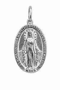 Pingente Maria concebida - Prata 925