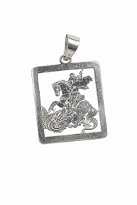 Pingente São Jorge - Prata 925