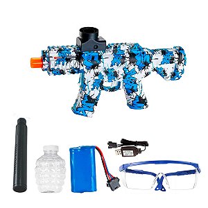 Arminha de Bolinha de Gel com Silenciador e Recarga USB