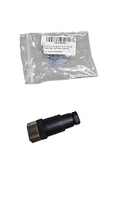CONECTOR PARA SENSOR M12 8 PINOS FÊMEA RETO PG7 | LOTE PEÇAS AUTOMOTIVAS 2026