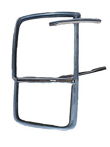 KIT BORRACHA CANALETA PORTA TRASEIRA DIREITA | CLIO SED. EXP. 1.0 16V 2005