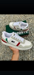 Tênis Lacoste Casual com Detalhes Coloridos