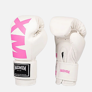 Luva Branca & Rosa MXM Power Face Maximum
