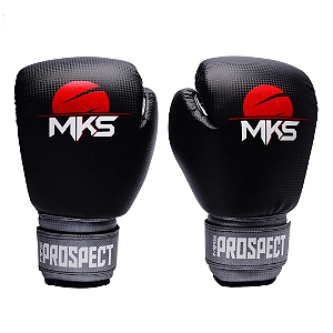 Luva MKS Prospect Preta e Vermelha