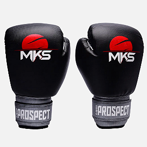 Luva Prospect Preta e Vermelha MKS