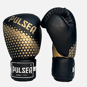 Luva Preta e Dourada Hexa PRO 100 Pulser