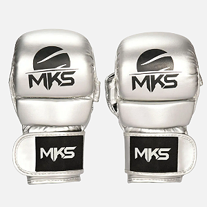 Luva MMA Prata Shooter MKS Combat