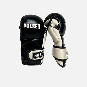 Luva MMA Preta e Bege Pulser