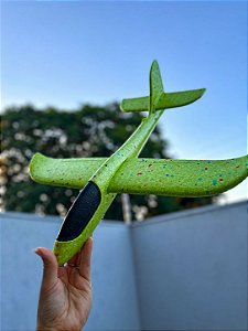 avião de isopor