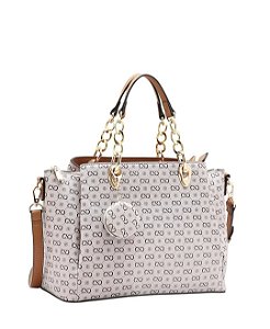 Bolsa Camilla Monograma Elegante Chenson