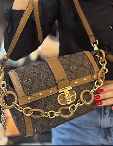 Bolsa Chenson Mão Monograma Pontilhado