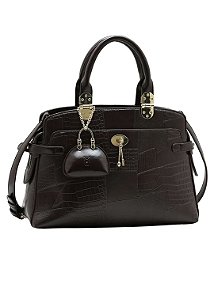 Bolsa Feminina New Croco Verniz