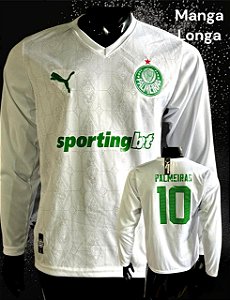 Camisa de Futebol Palmeiras Manga Longa - Número 10